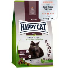 Happy Cat Sterilised Kuzu Kısırlaştırılmış Kedi Maması 4 Kg
