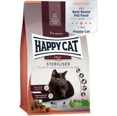 Happy Cat Sterilised Atlantic Somon Kısırlaştırılmış Kedi Maması 1,3 Kg