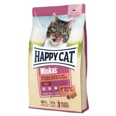 Happy Cat Minkas Somonlu Kısırlaştırılmış Yetişkin Kedi Maması 4kg