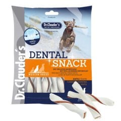 Dr.Clauders Dr.Clauder's Dental Snack Sığır Derili ve Ördekli Orta Irk Köpek Ödül Maması 170gr