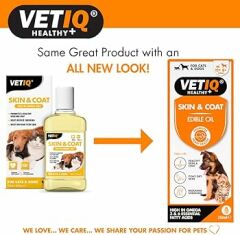 Vetıq Skin & Coat Omega 3 6 9 Köpek ve Kedi İçin Deri Tüy Bakım Yağı 250 Ml