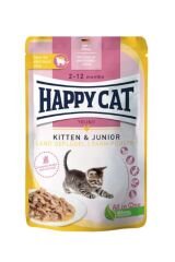 Happy Cat Tavuklu Tahılsız Pouch Yavru Kedi Yaş Maması 85gr